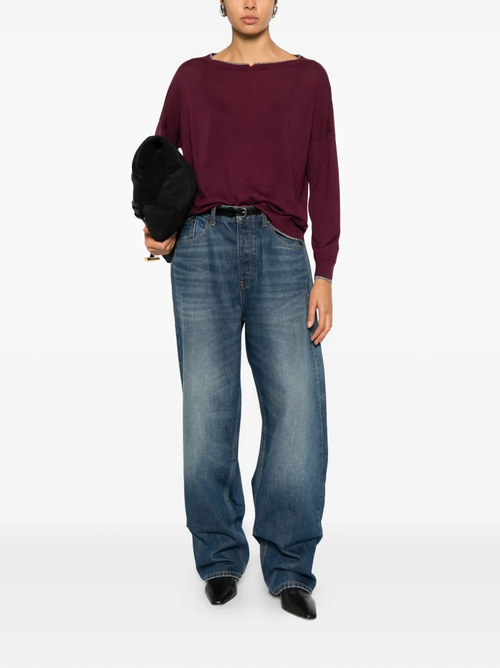 Gran Sasso contrasting-trim top | Playeras y jerséis | Image 2