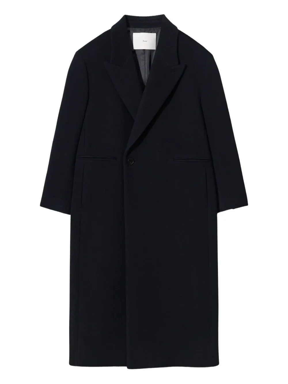 DUNST notched-lapels coat | Blue | Image 1