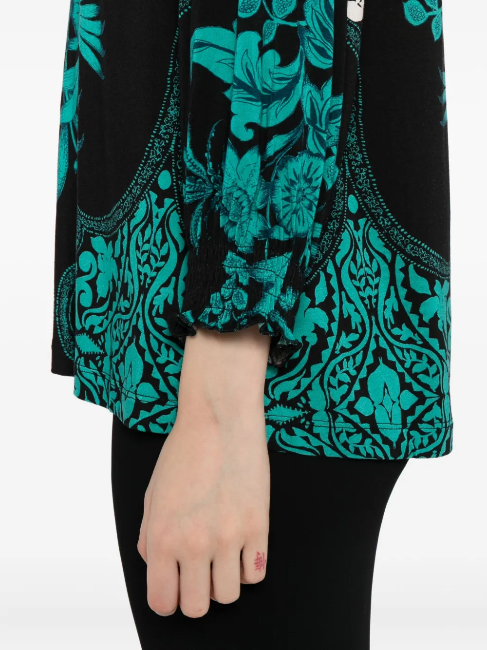 Johnny Was Janie T-shirt Zwart