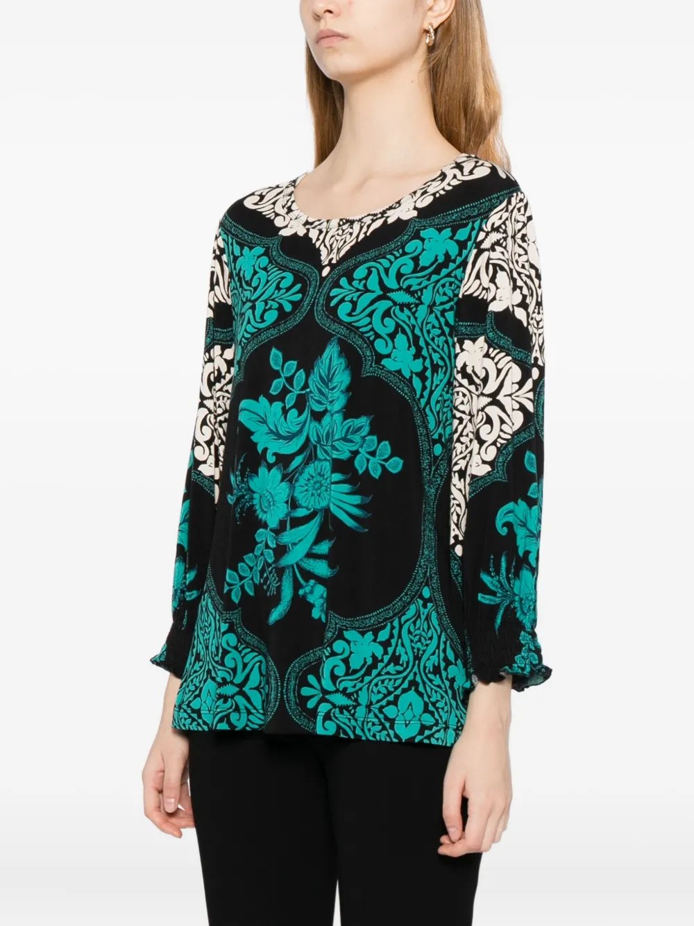 Johnny Was T-shirt Janie - Nero