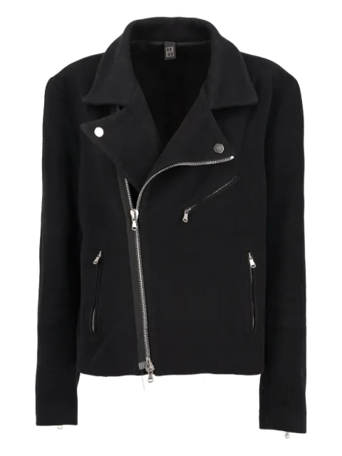 Christian Pellizzari wool biker jacket