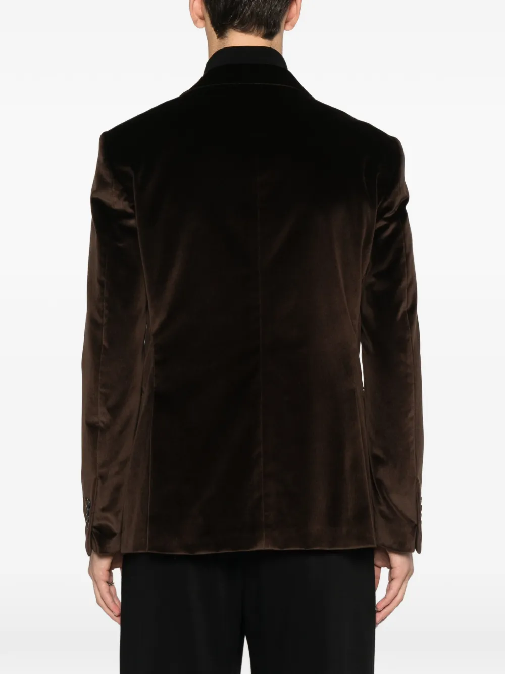 Tagliatore Notch-lapel Pocket Blazer In Brown