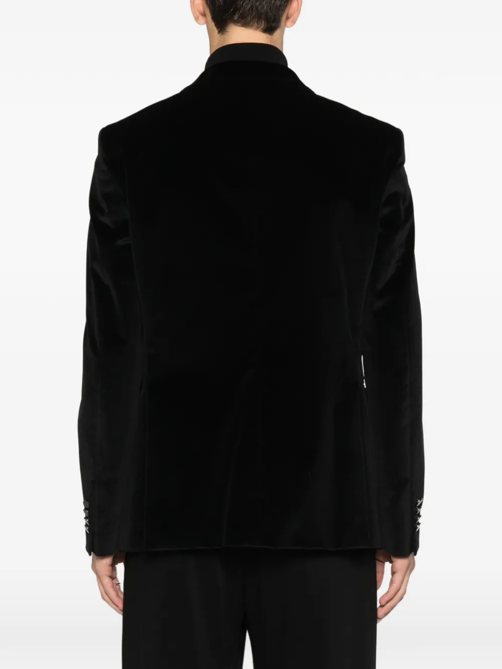 Tagliatore Button Textured Jacket In Black