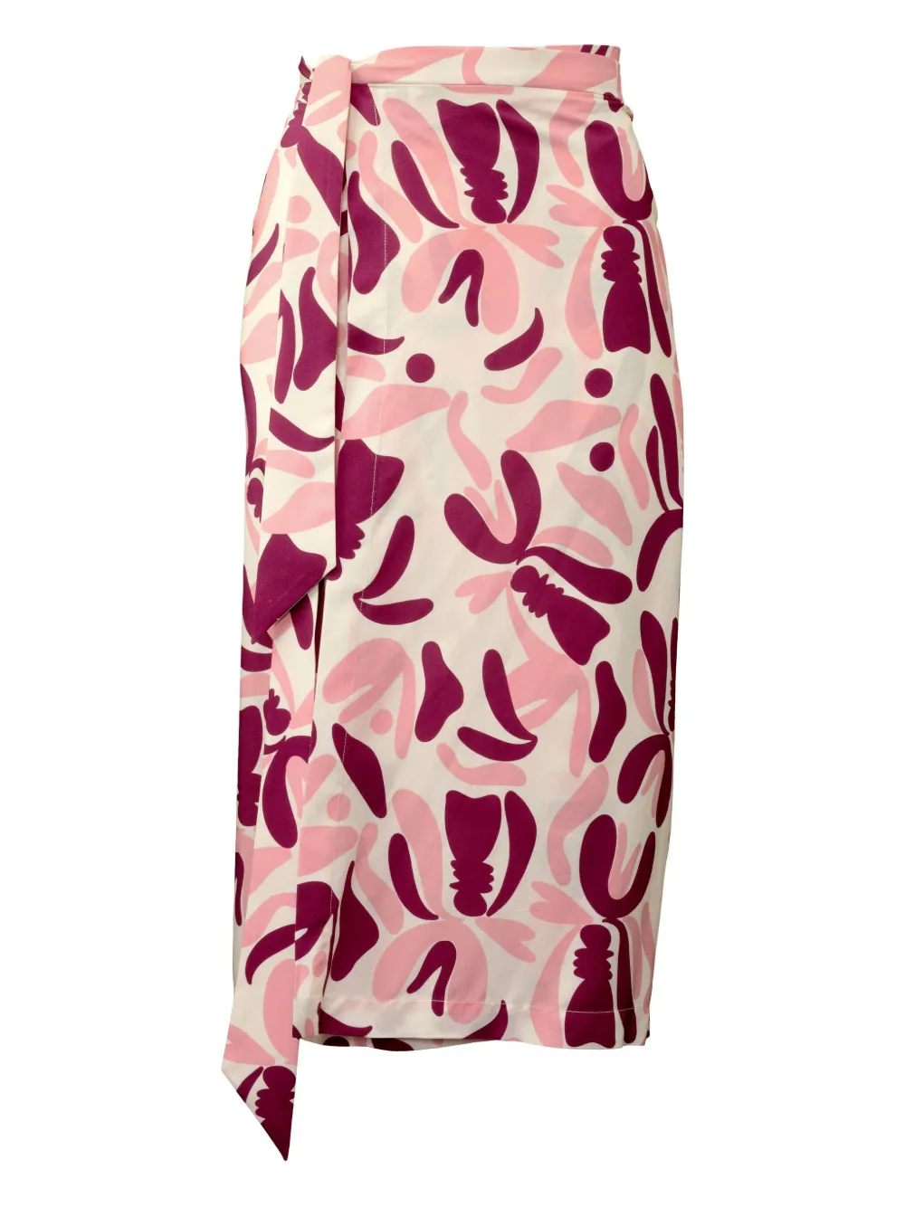 Adriana Degreas Pareo a fiori - Bianco