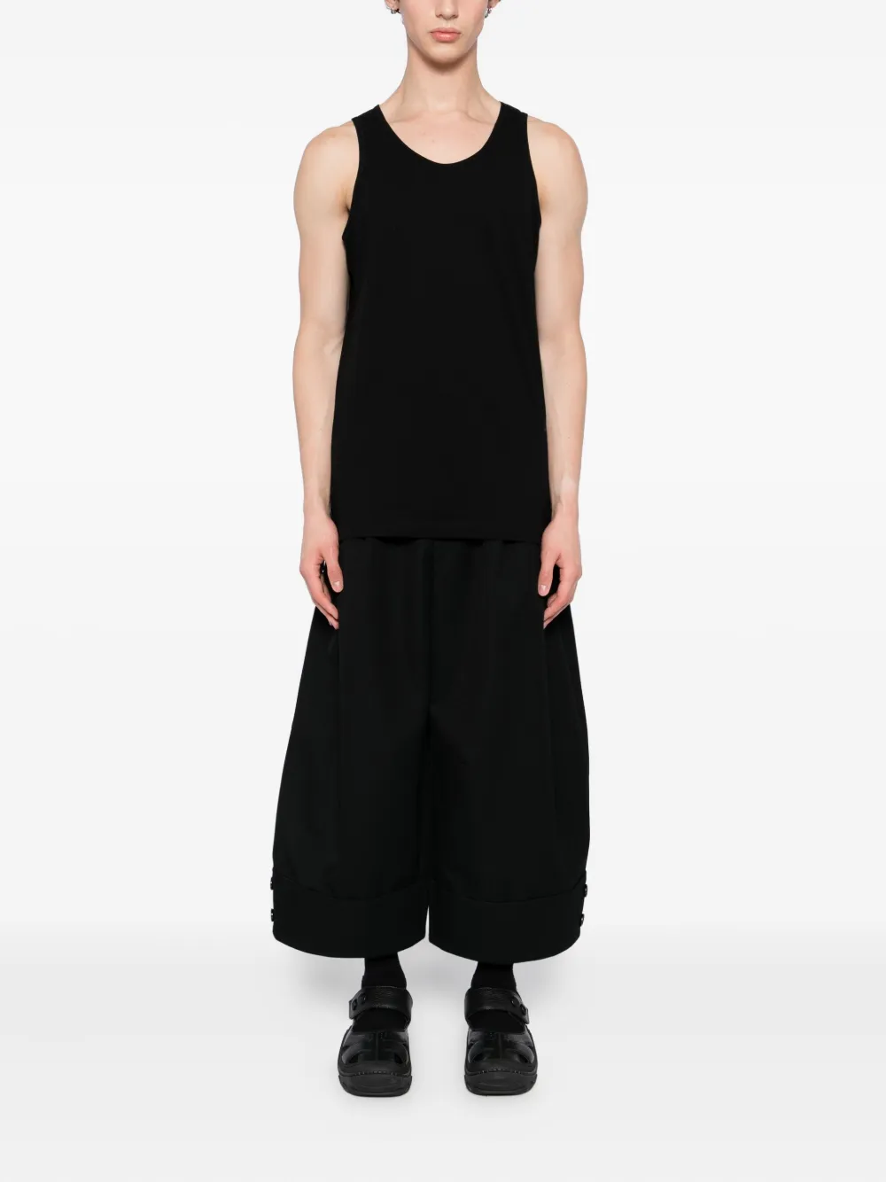 Comme Des Garçons Shirt cotton tank top - Zwart