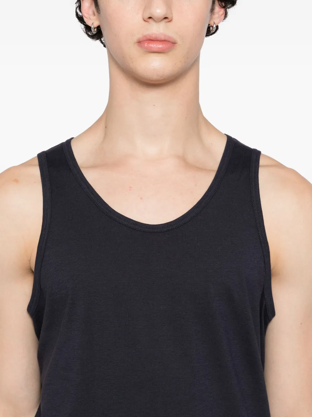 Comme Des Garçons Shirt Katoenen gilet Blauw