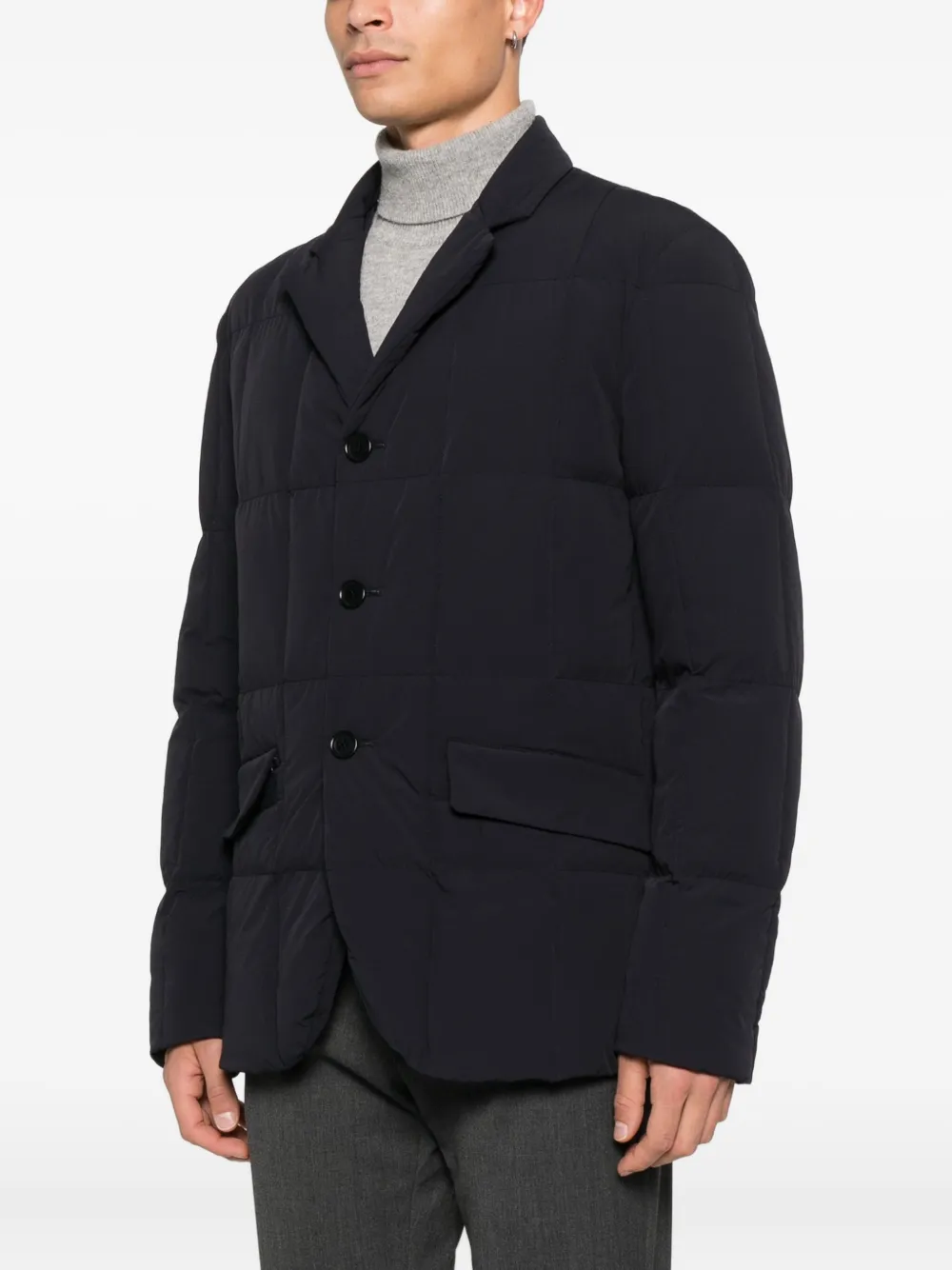 ASPESI Gewatteerde blazer Blauw