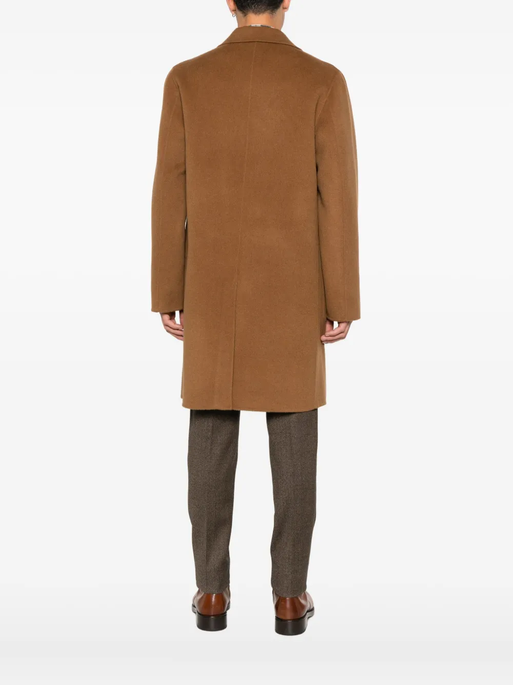 Aspesi Flap-pocket Coat In Brown