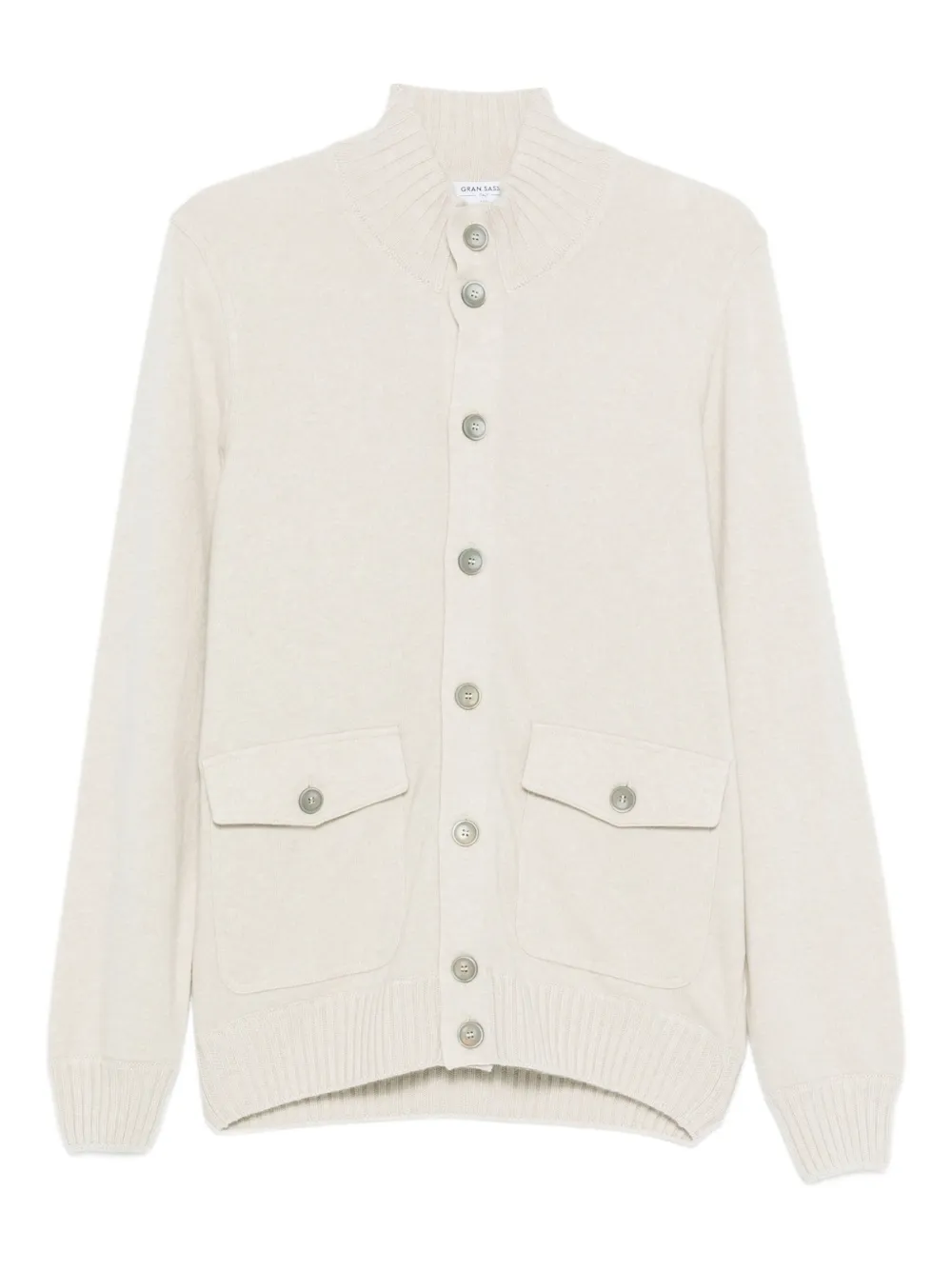 Gran Sasso button pocket cardigan | Neutrals | Image 1