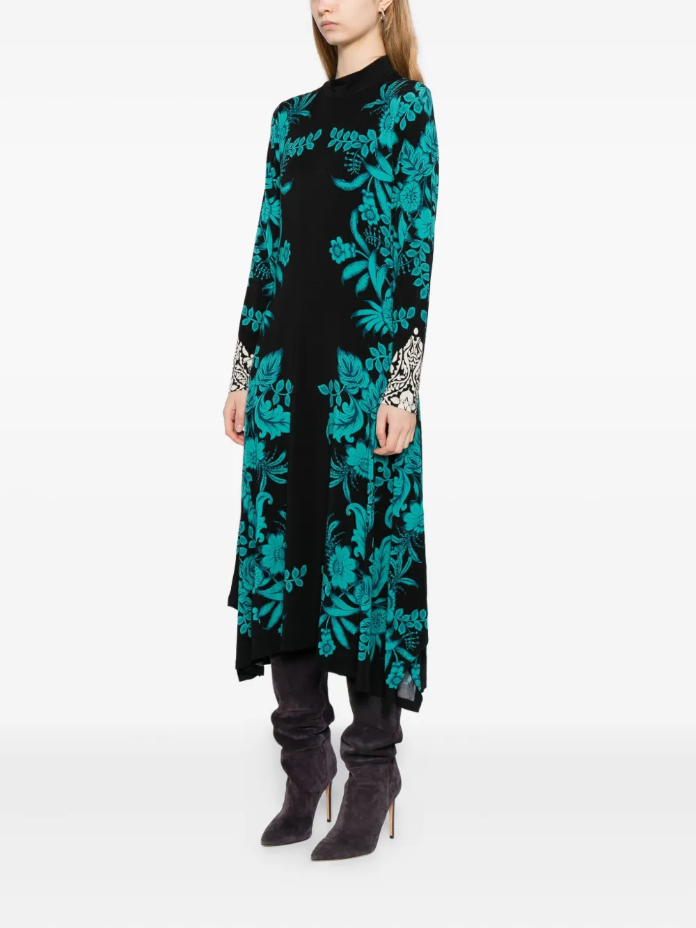 Johnny Was The Janie Favourite jurk Zwart