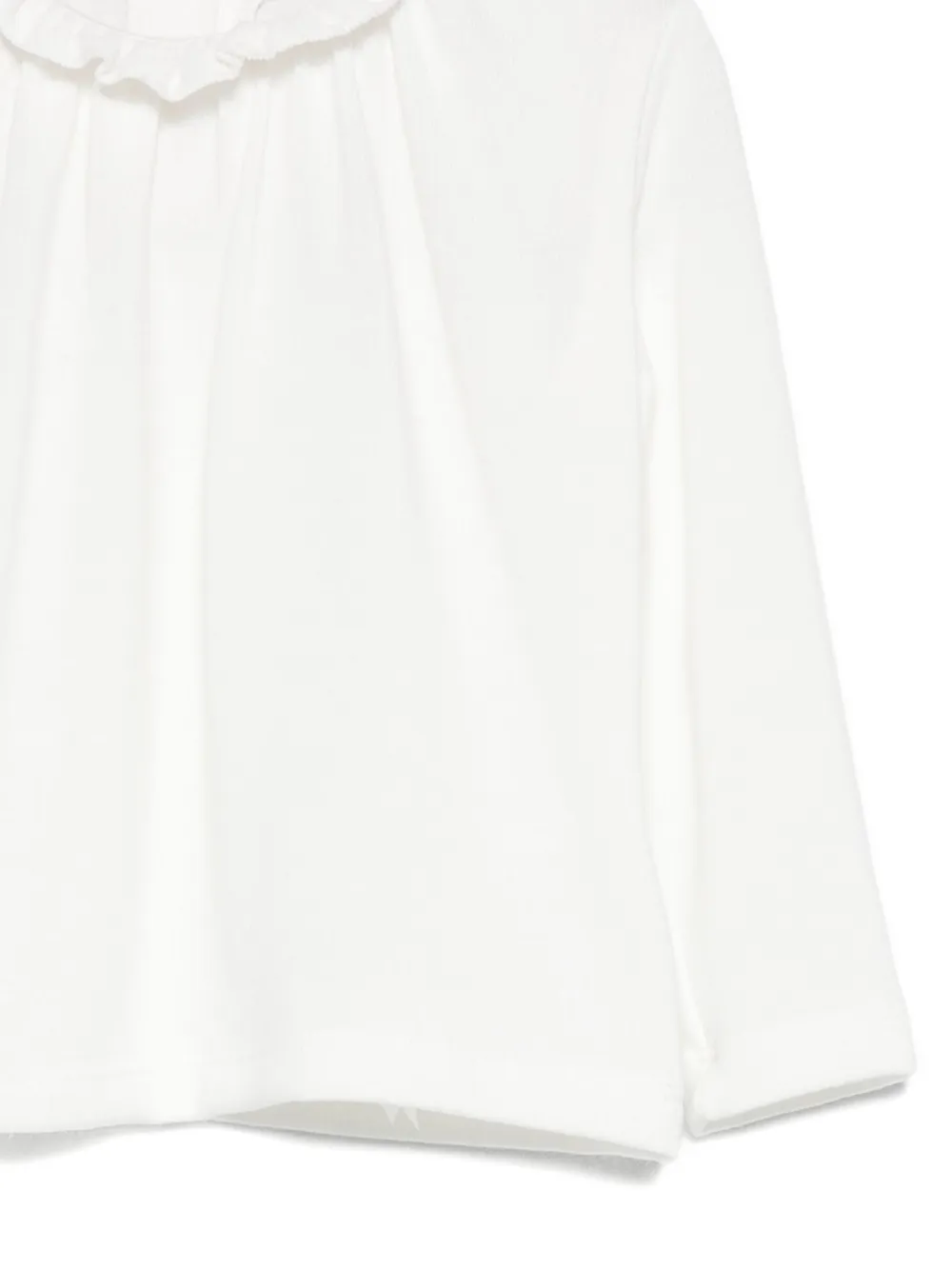 Miss Grant Ruffled Top In White