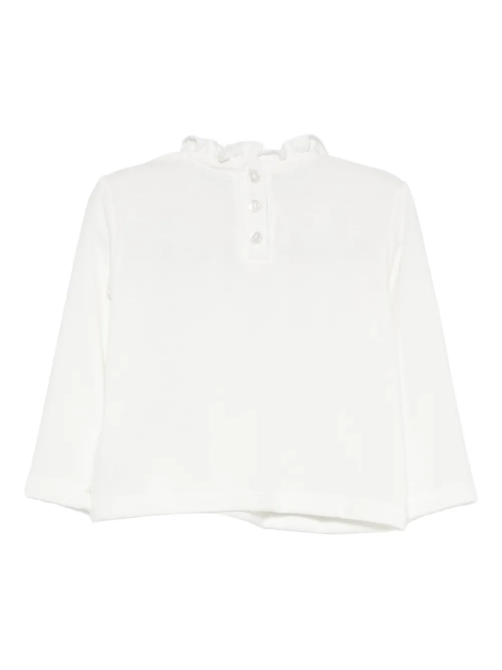 Miss Grant Kids Top met ruches Wit