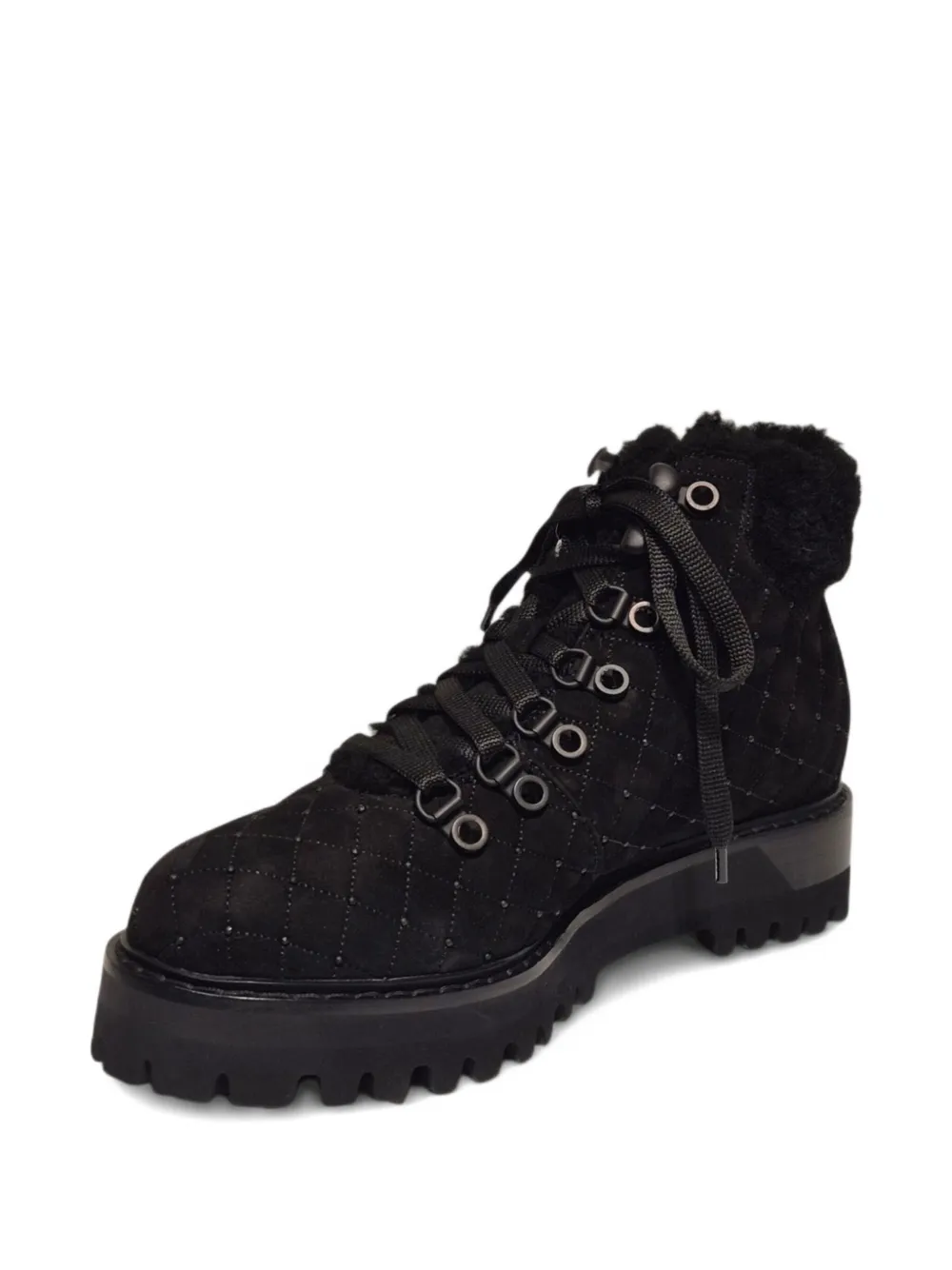 Le Silla 40 mm Ghetele St. Moritz gewatteerde laarzen Zwart