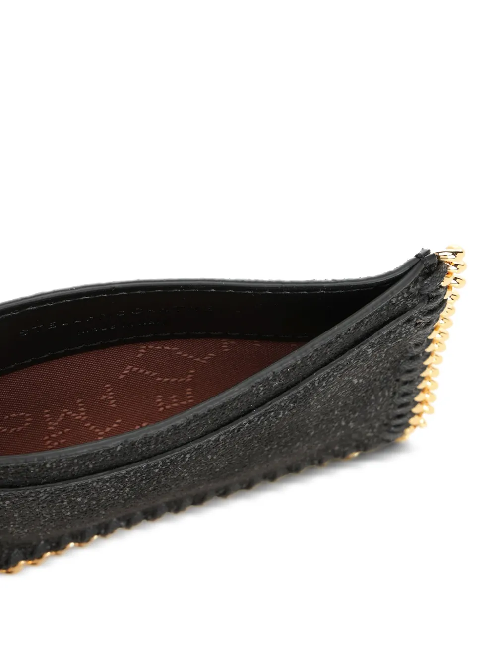 Stella McCartney Pasjeshouder met ketting afwerking en bedel Zwart