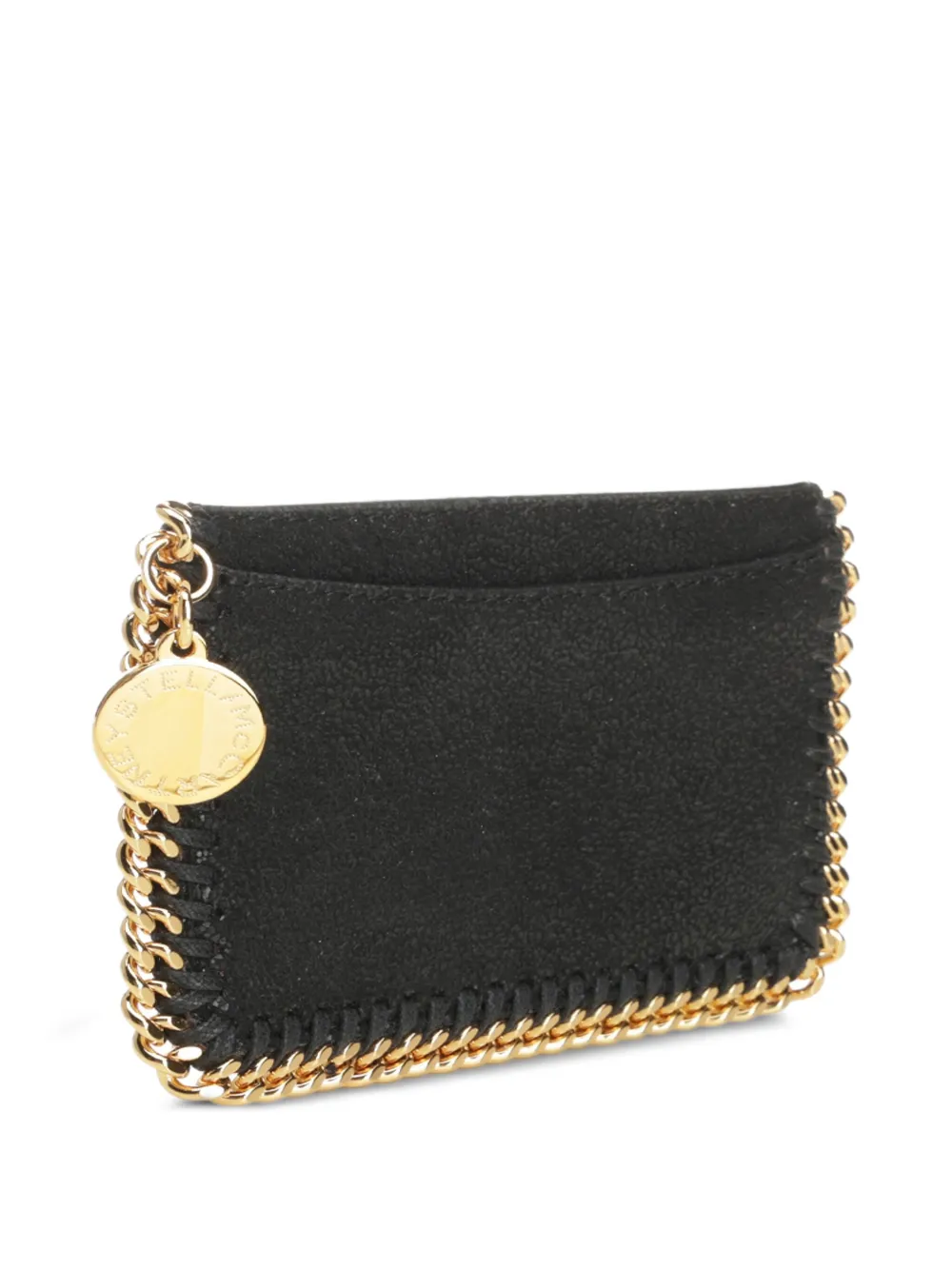 Stella McCartney Pasjeshouder met ketting afwerking en bedel Zwart