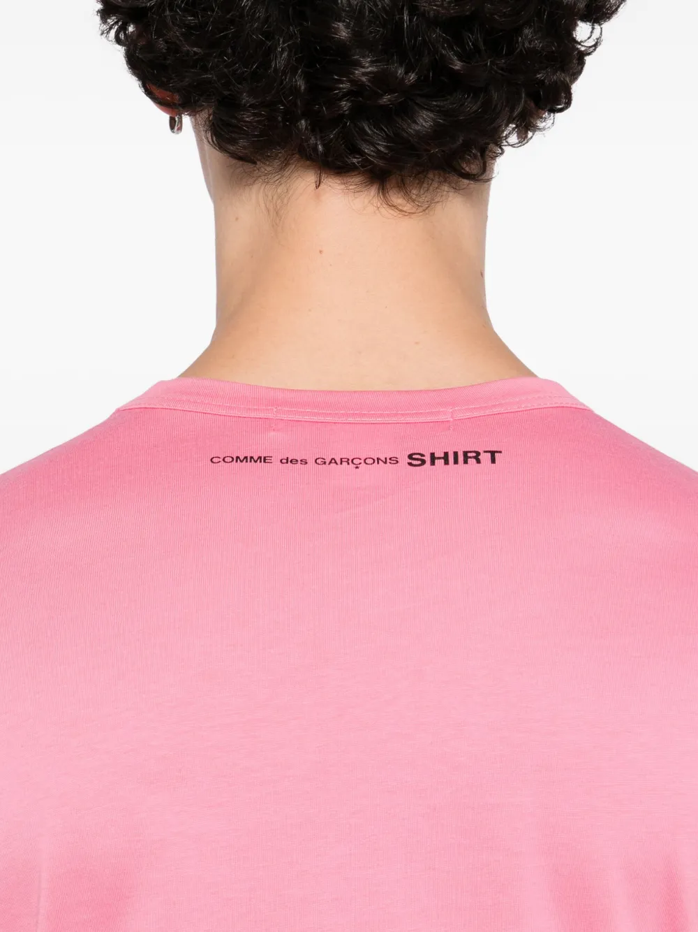 Comme Des Garçons Shirt Katoenen T-shirt Roze