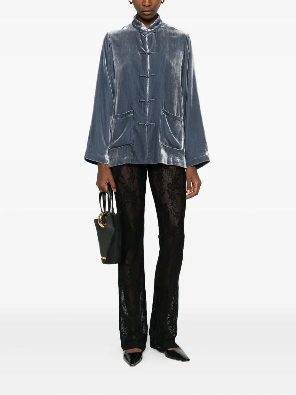 Yali Pocket Jacket In Blue