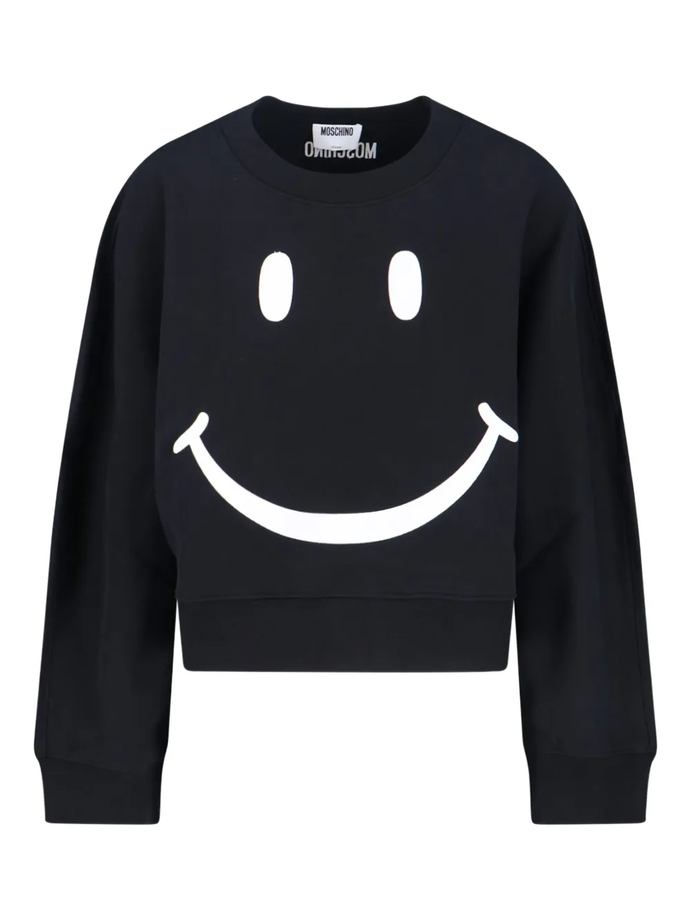 Moschino Smiley® Graphic Sweater In Black