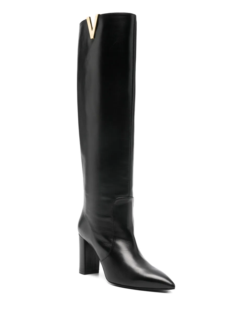 Via Roma 15 85mm leather boots | Botas altas | Image 2
