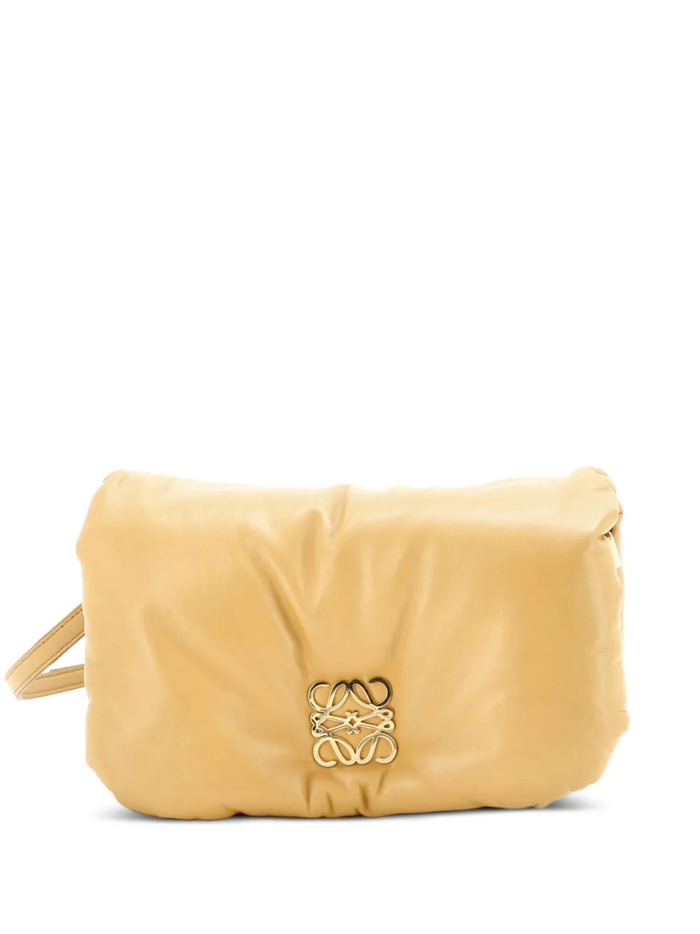 Loewe Pre-Owned Goya Puffer Bag Leather Mini shoulder bag - ニュートラル