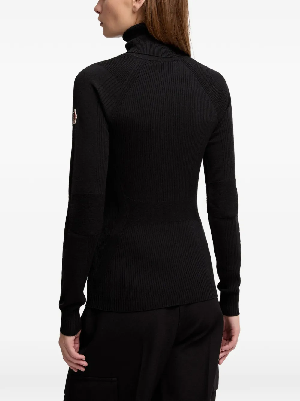 Moncler Grenoble Coltrui met logopatch Zwart