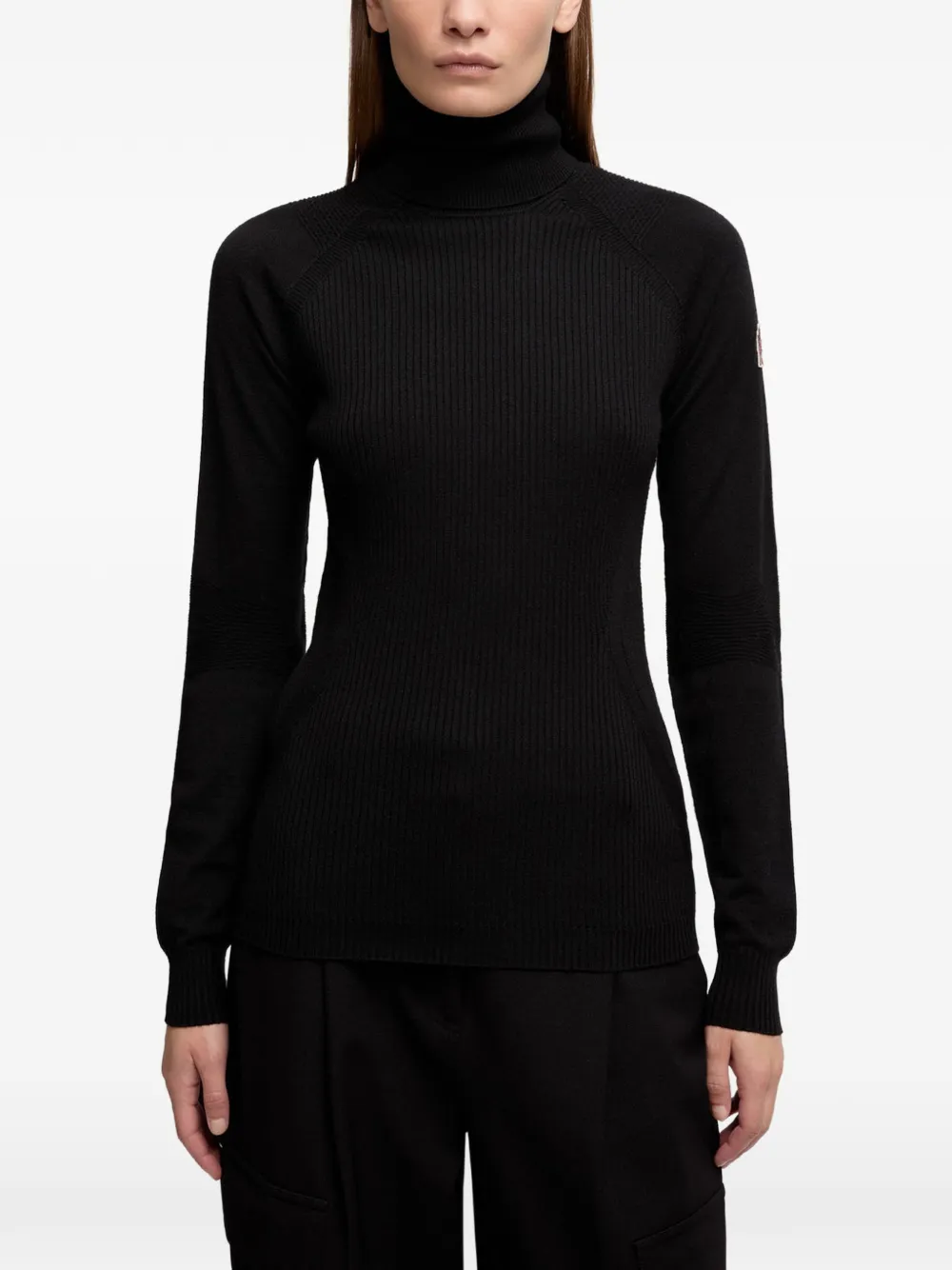 Moncler Grenoble Coltrui met logopatch Zwart
