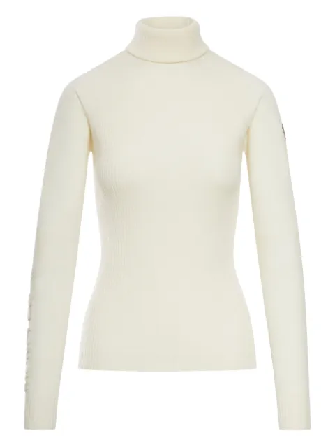 Moncler Grenoble roll-neck logo-patch sweater