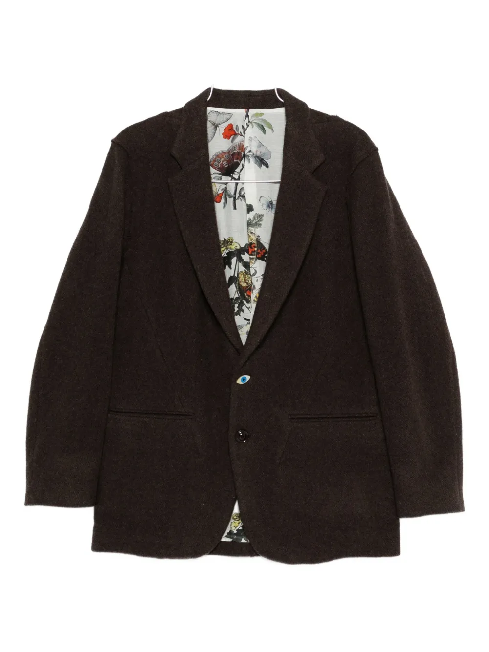 Undercover button single-breasted blazer | Brown | Image 1