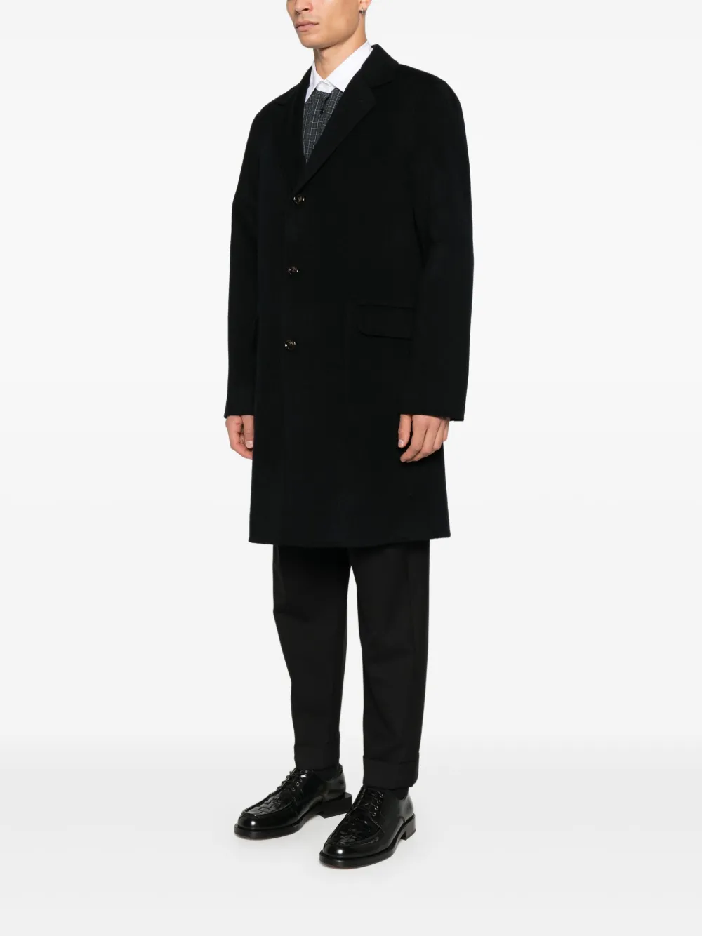 ASPESI Jas met zak Blauw