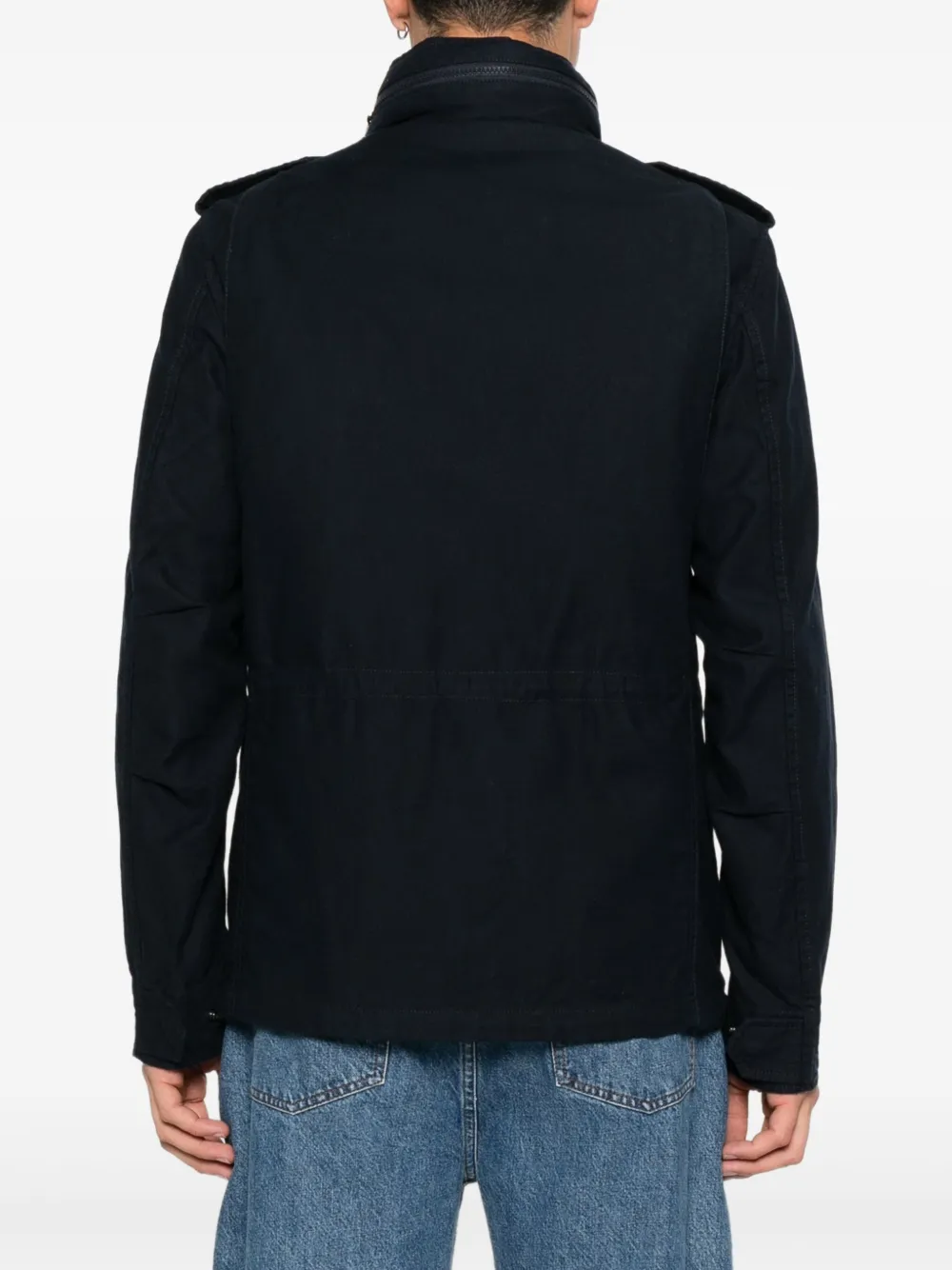 ASPESI Jack met trekkoord Blauw