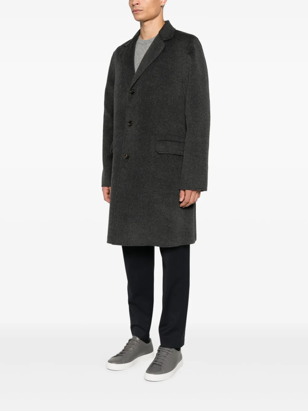 ASPESI Jas met zak Grijs