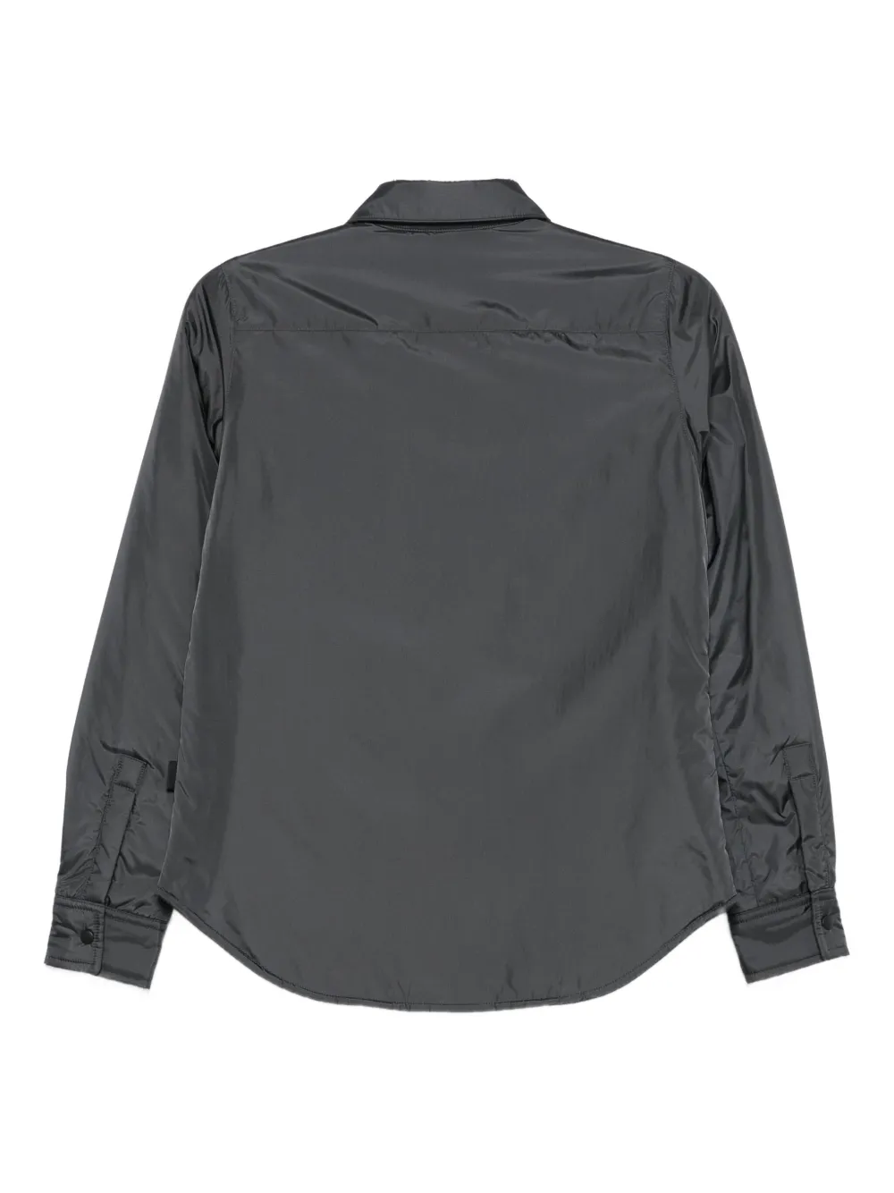 ASPESI padded snap-fastening shirt - Grijs