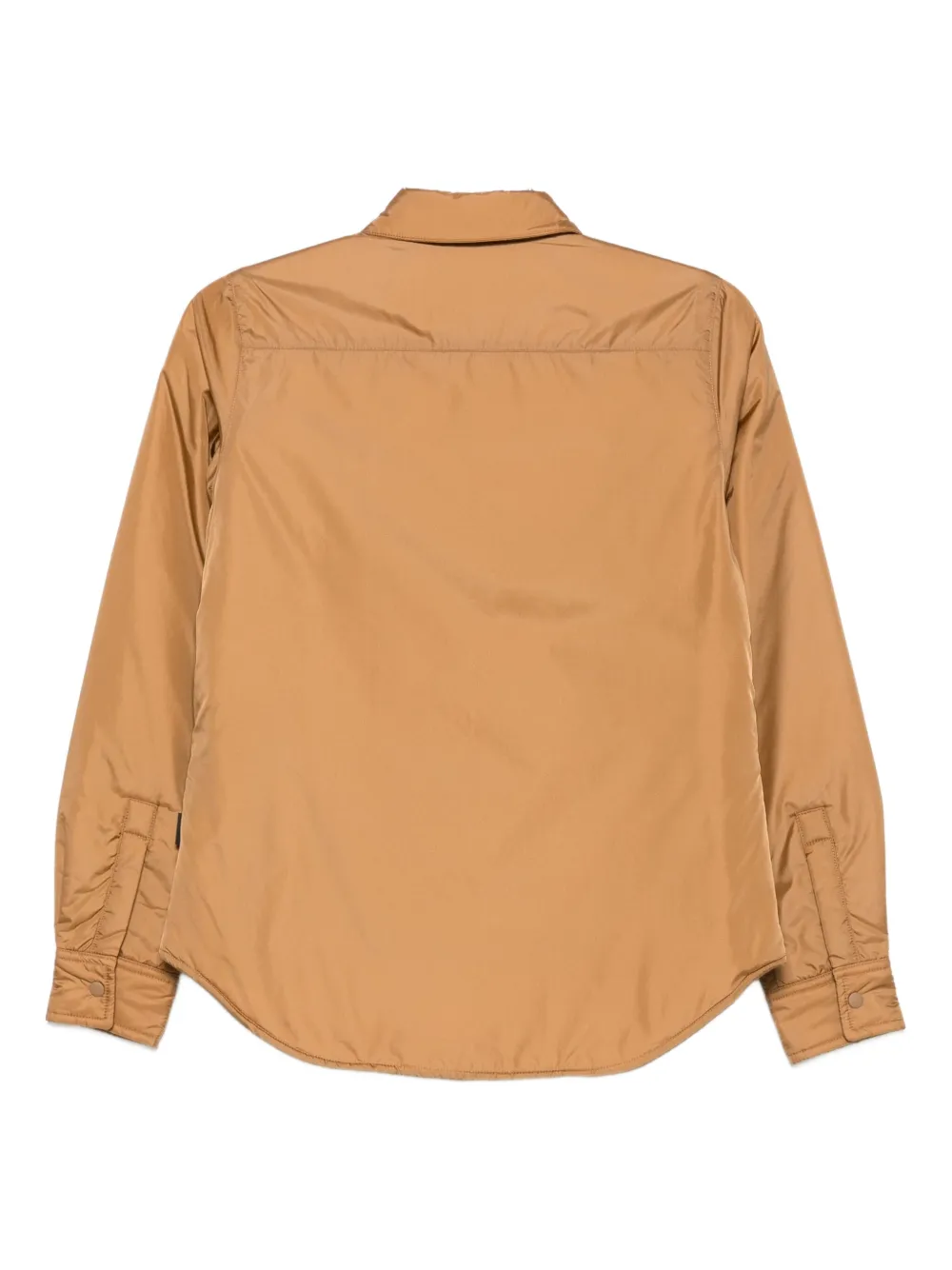ASPESI padded snap-fastening shirt - Beige