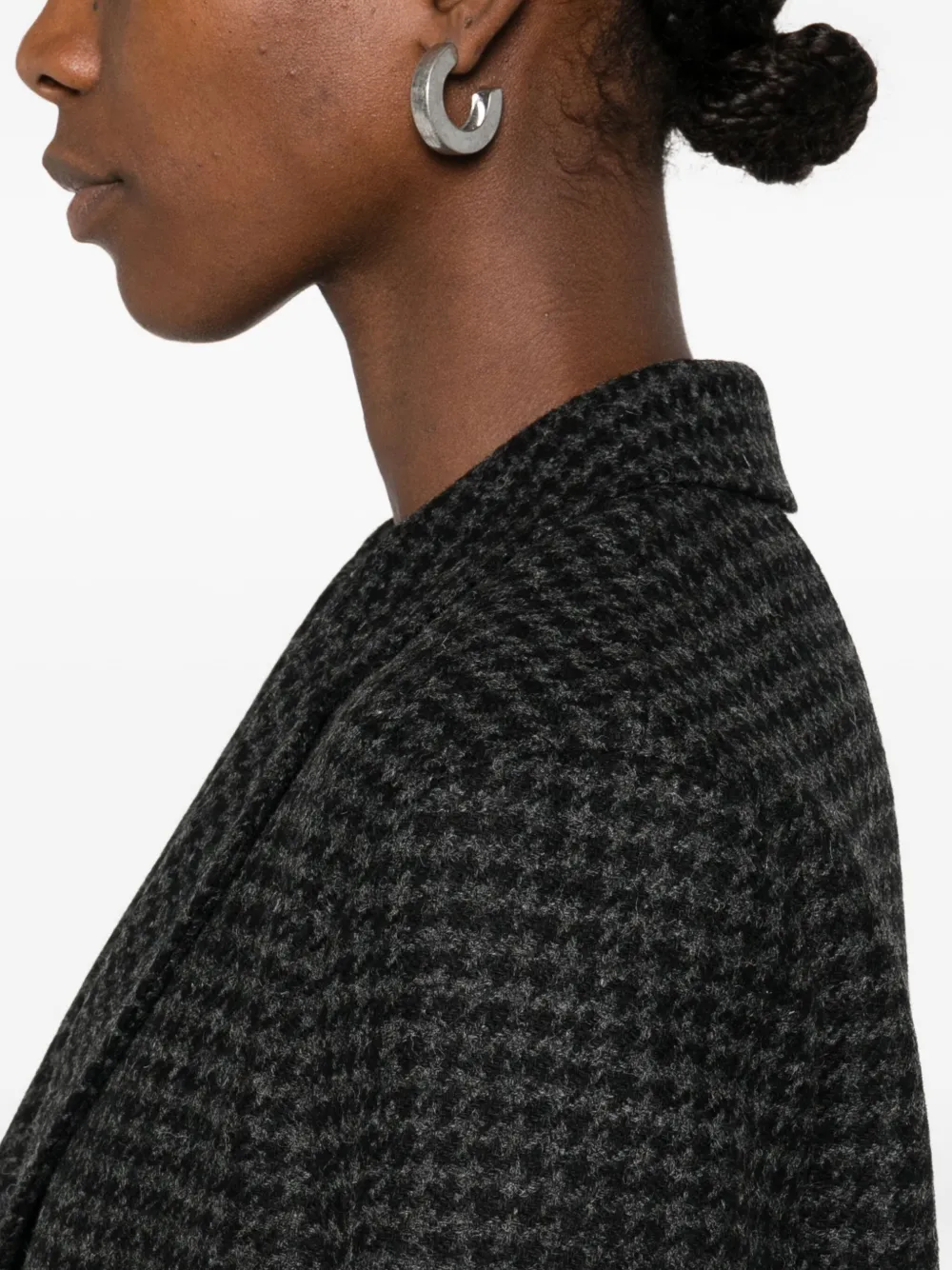 ASPESI Jas met enkele rij knopen Zwart