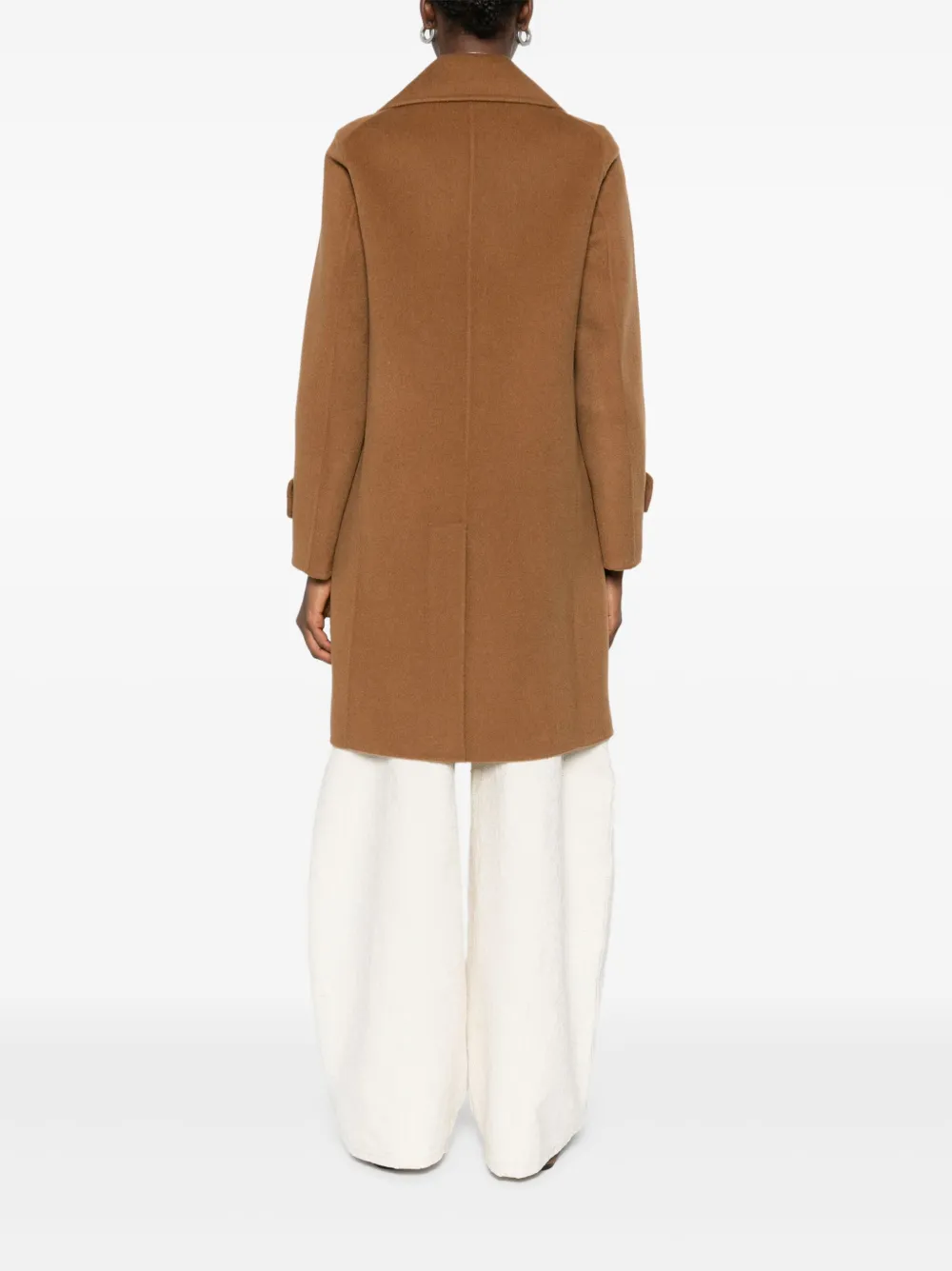 ASPESI Jas met dubbele rij knopen Bruin