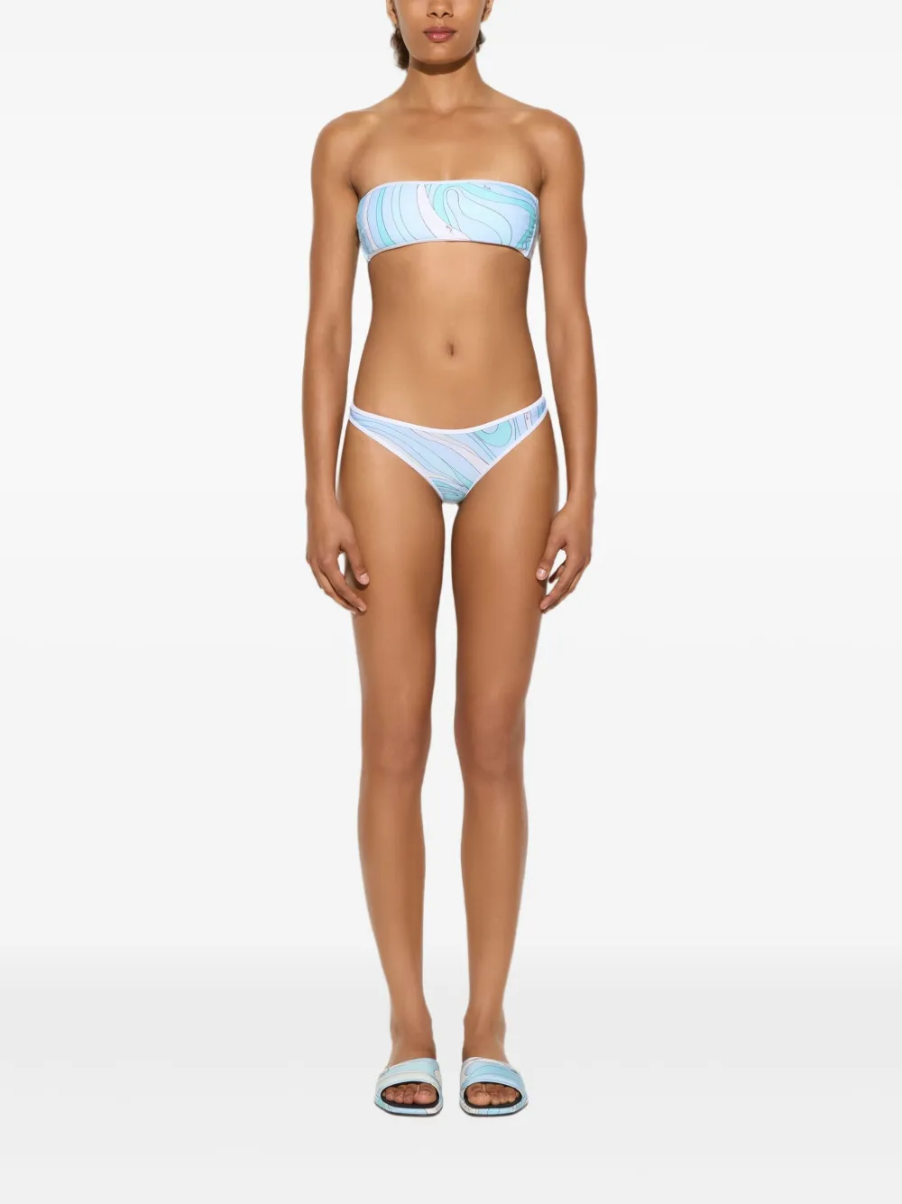 PUCCI marmo-print bandeau bikini top | Bikinis | Image 2