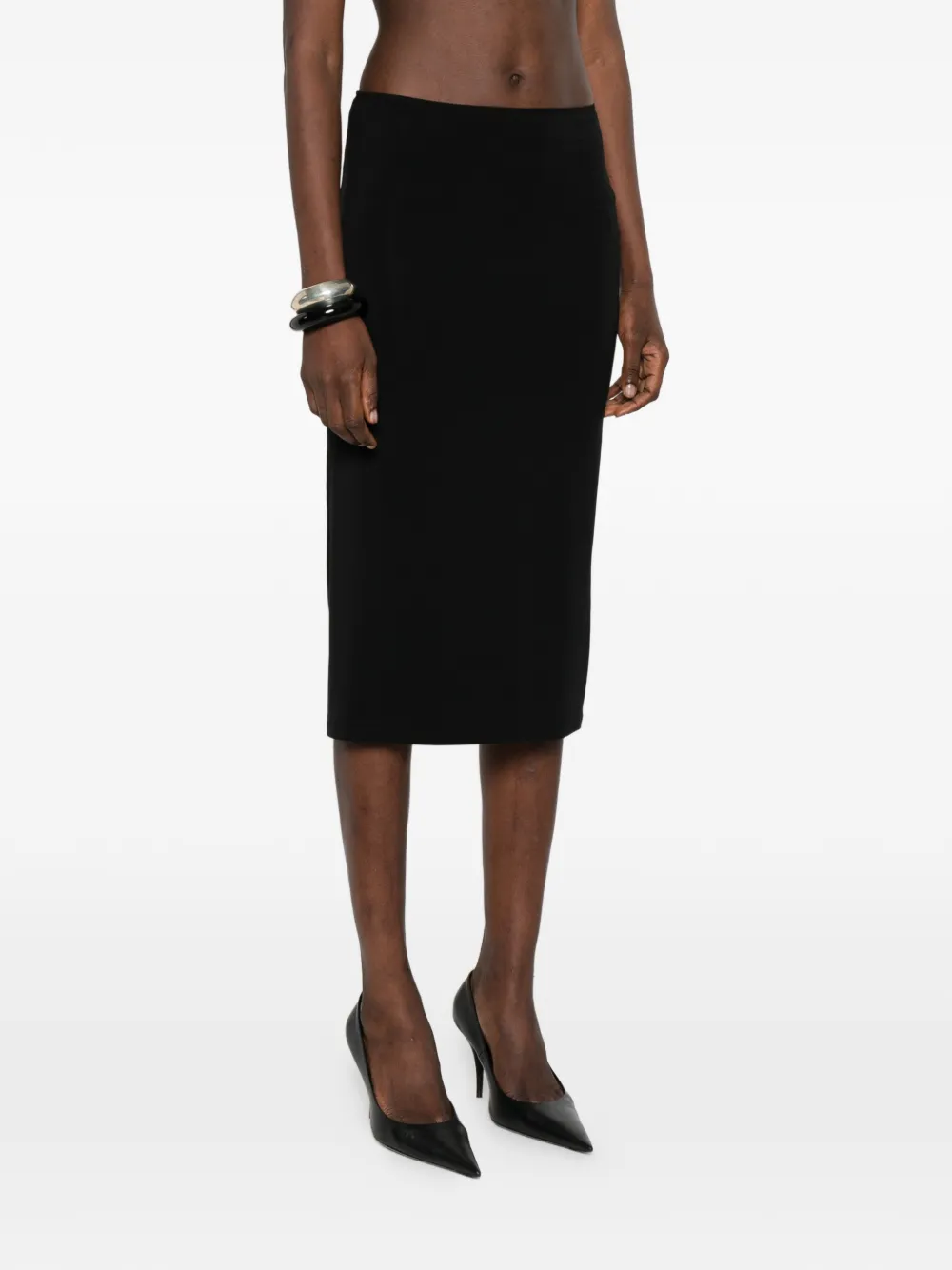  Alfie Tube Midi Skirt - Black 
