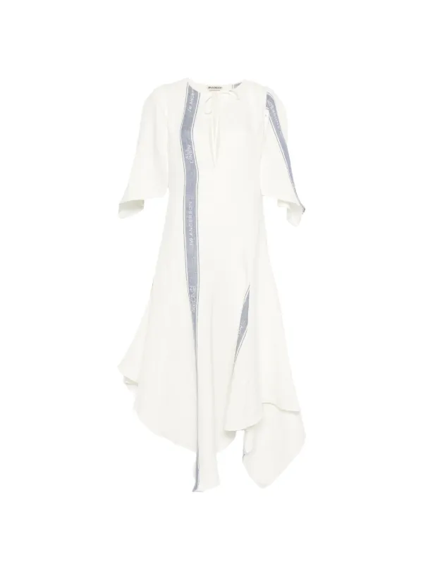 JW Anderson Asymmetric-hem Dress in White