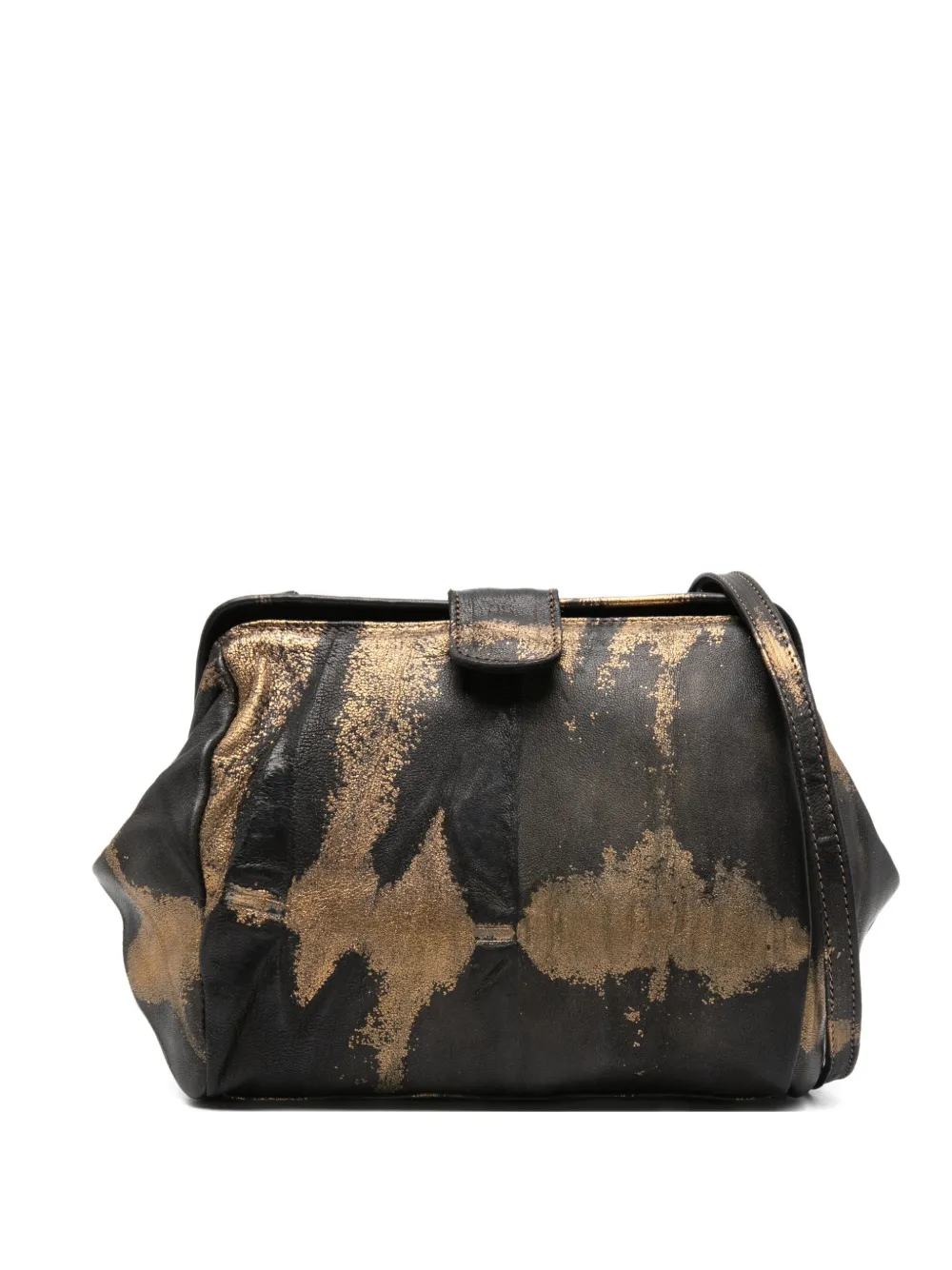 Sommet Flap Crossbody Bag In Black