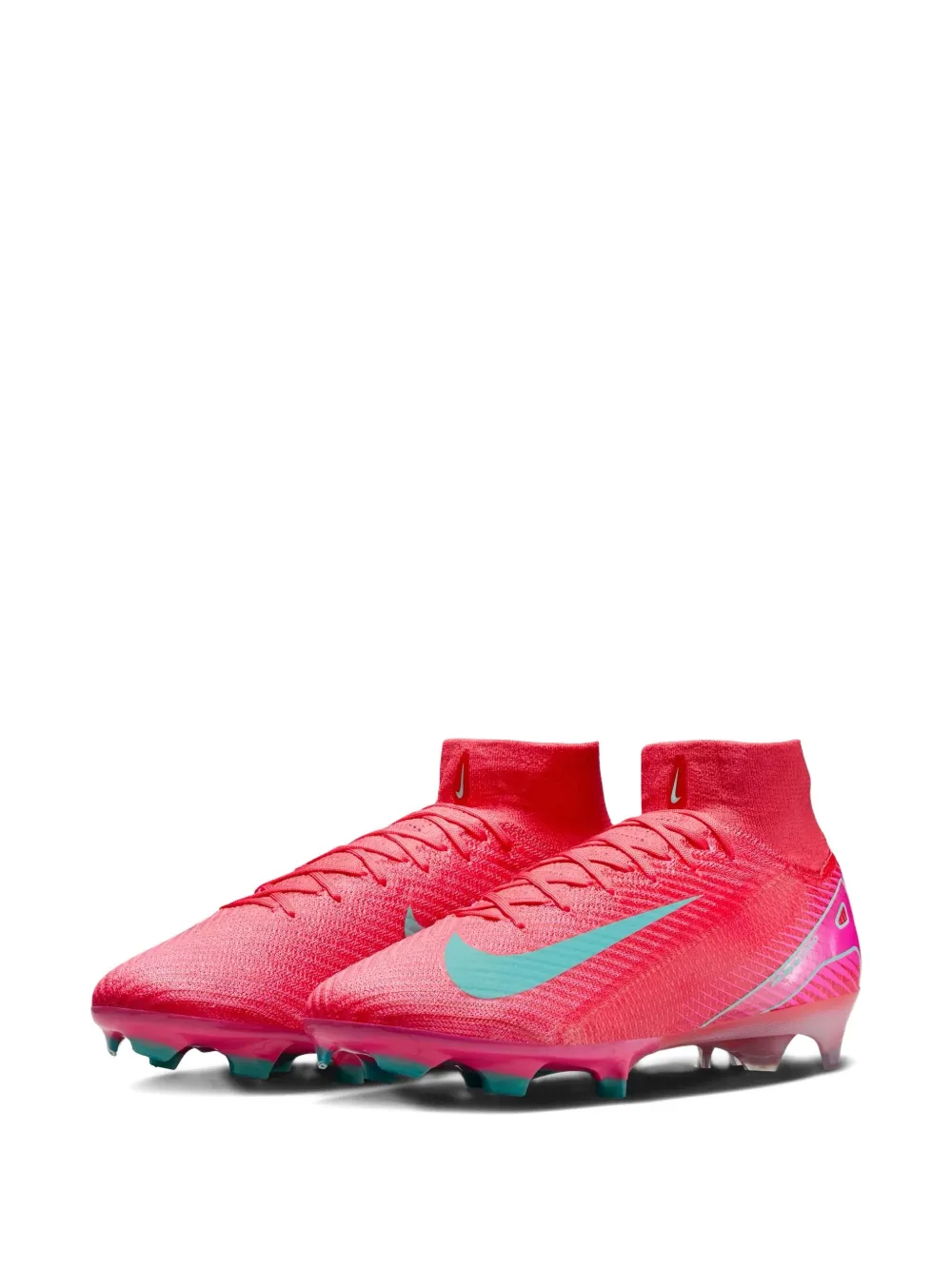 Nike Mercurial Superfly 10 Elite "Ember Glow/Aurora Green" sneakers | Hi-Tops | Image 2