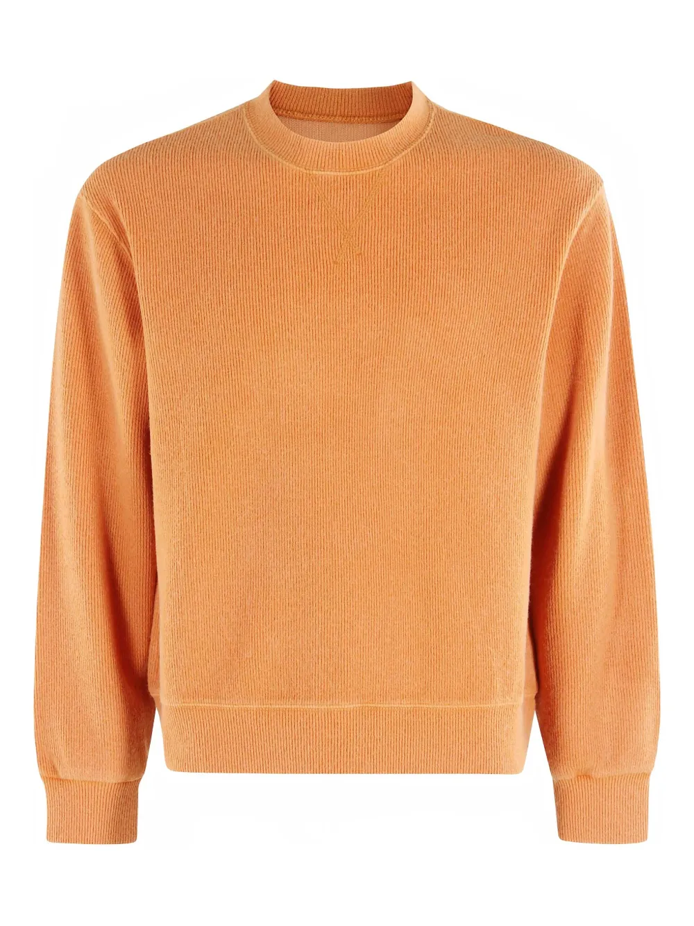Circolo 1901 sudadera de canalé con cuello redondo | naranja | Image 1