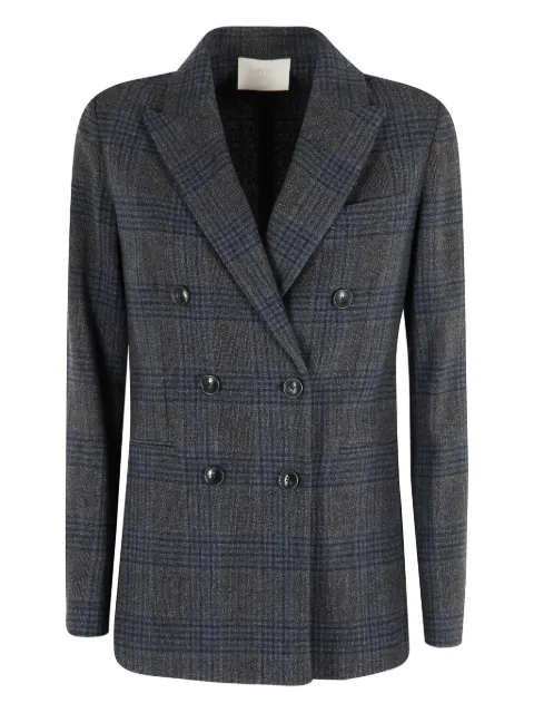 Circolo 1901 blazer con doble botonadura y motivo de cuadros