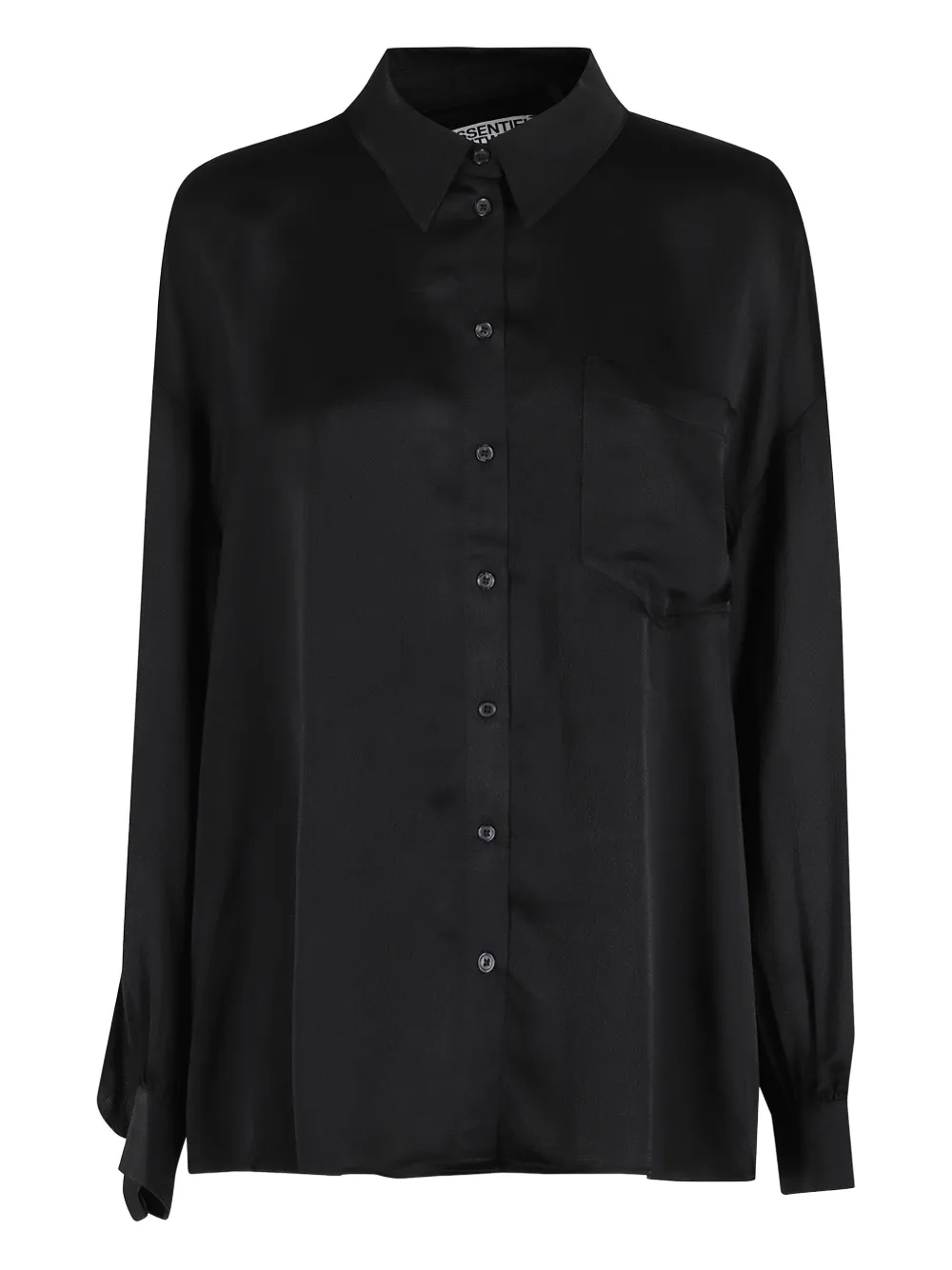 Essentiel Antwerp ruffled Ilorin top | Black | Image 1