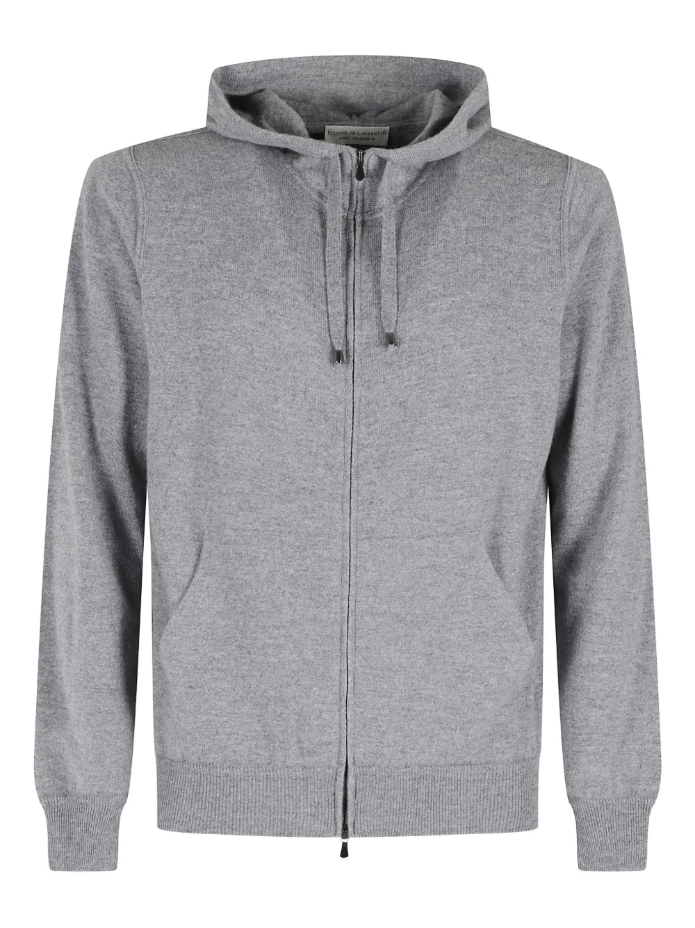 Filippo De Laurentiis zip-fastening hoodie | gris | Image 1