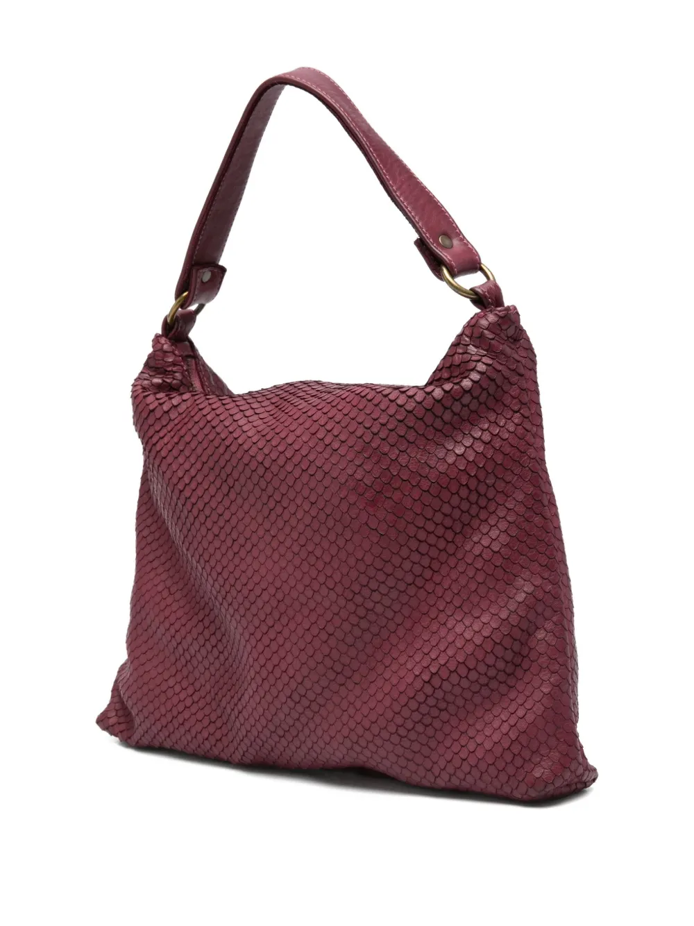 SOMMET Shopper met textuur Paars