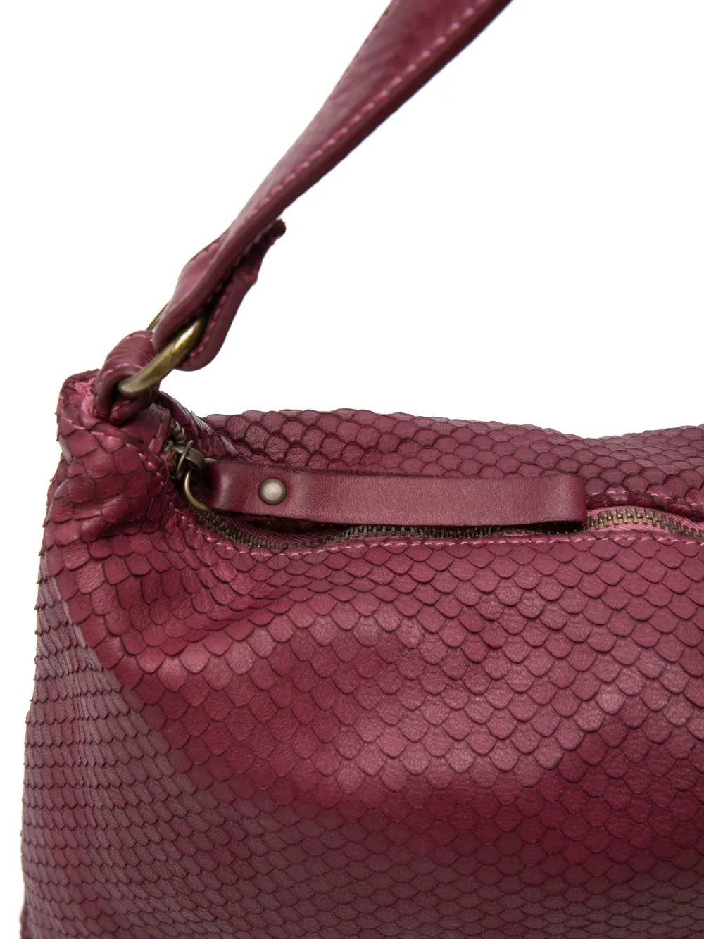 SOMMET Shopper met textuur Paars