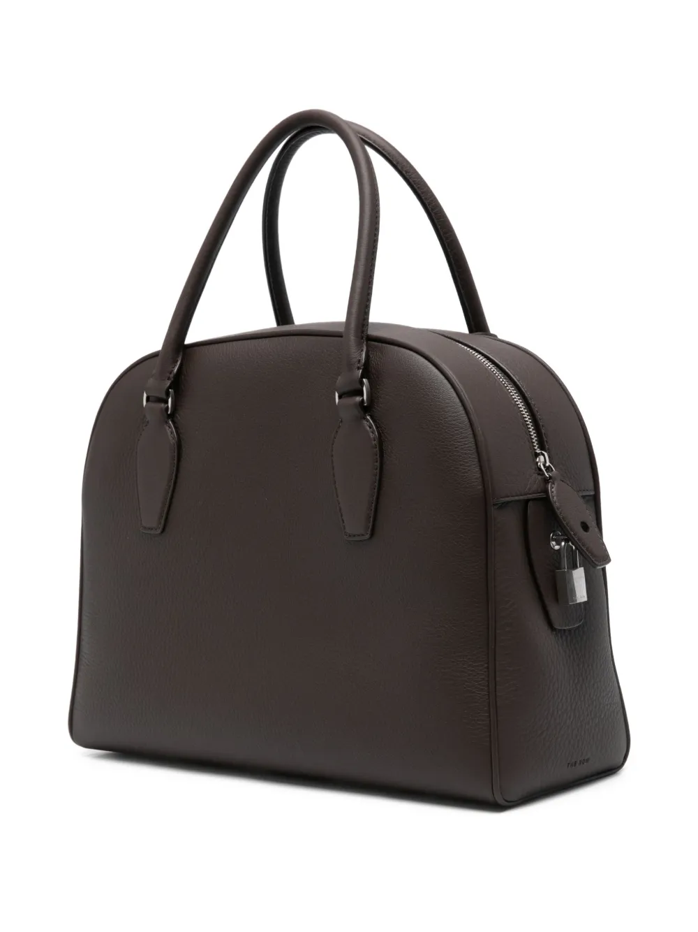 The Row India 12 shopper met handvat Bruin