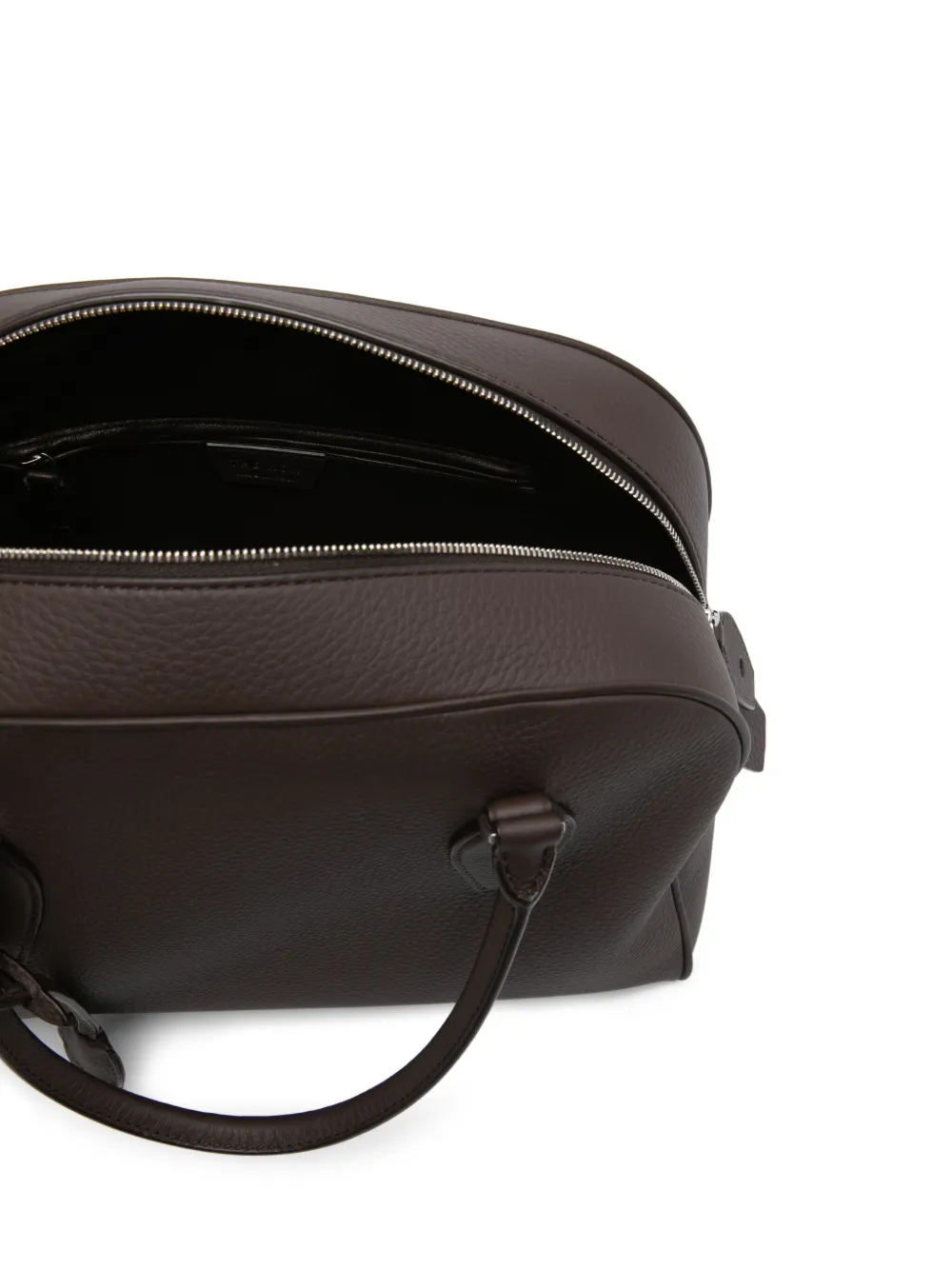 The Row India 12 shopper met handvat Bruin