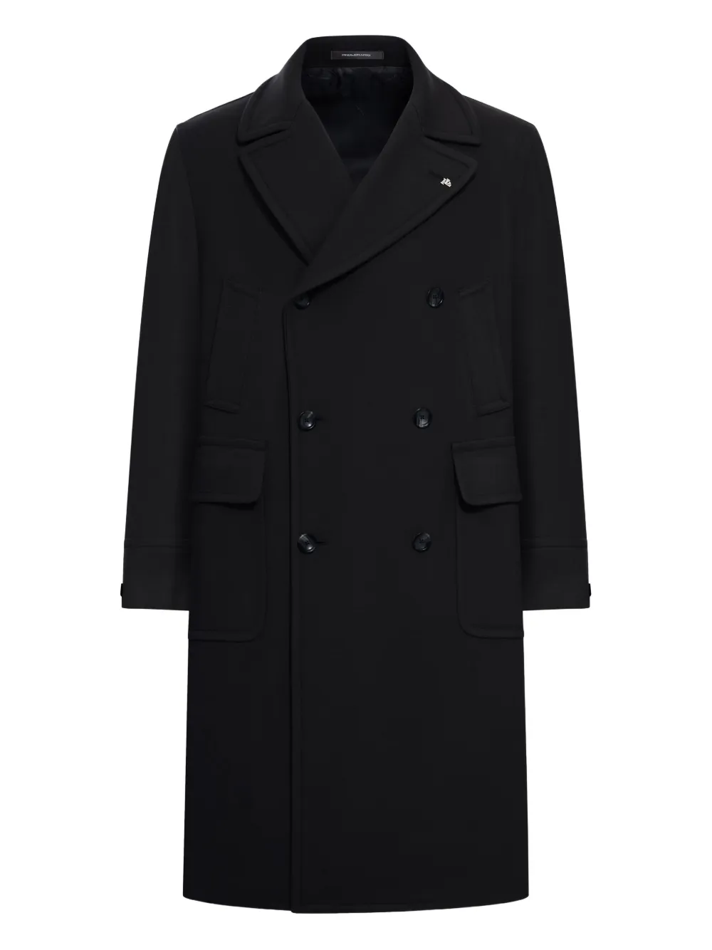 Tagliatore double-breasted wool coat | Black | Image 1