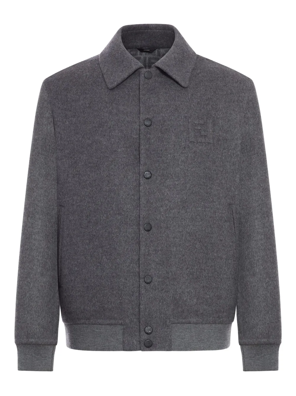 FENDI buttoned wool jacket | Grey | Image 1
